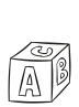 Toys Blocks with alphabets on it ABC for educational toys stepsnsmiles Pakistan