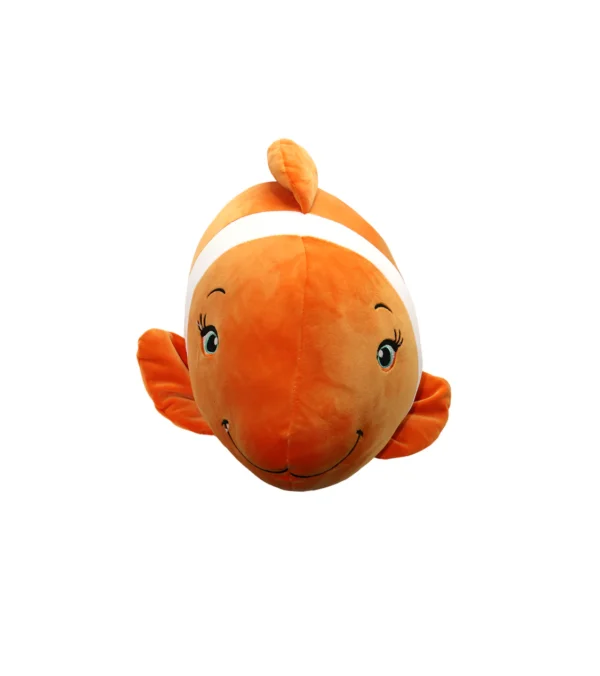 Clown Fish Soft Stuffed Plush Sea Animal Pillow for Kids Boys & Girls Birthday Gifts (Color: Orange and White Size: 65 cm)