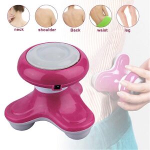 Mini Portable Full Body Relaxation Massage Wave Vibrating USB triangle Electric Handle Massager .