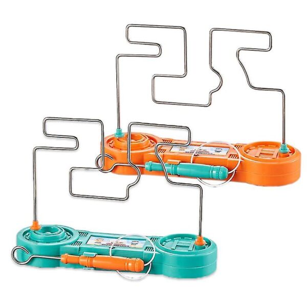 Electric Shock Toy Education Electric Touch Funny Maze Game Party Funny Game Science Experiment Toys For Kids(Random color)