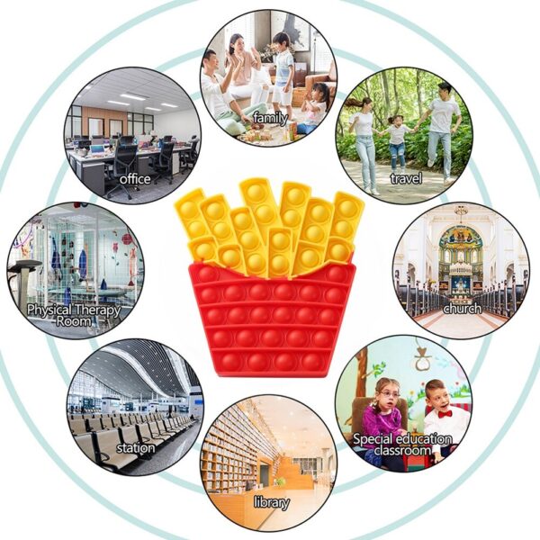 French Fries Pop it Sensory Fidget Toy