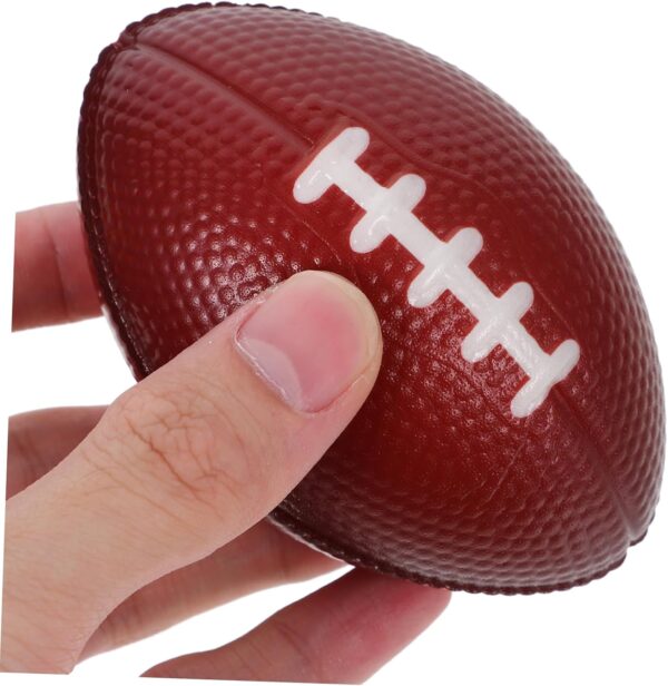 1 Piece Mini Rugby Footballs Rugby Footballs Toy Balls Hand Exercise Ball (Random Color)