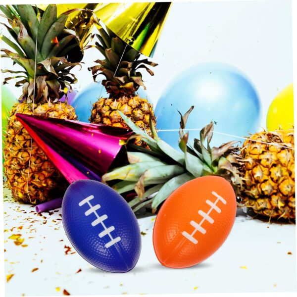 1 Piece Mini Rugby Footballs Rugby Footballs Toy Balls Hand Exercise Ball (Random Color)
