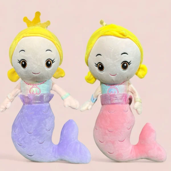 Mermaid Plush Toy | Super Soft Stuffed Plush toy for Kids Baby Boy's & Girl's - 40 CM (Random color)