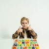 A child learning english with English Learning Toys for Kids in Pakistan stepsnsmiles