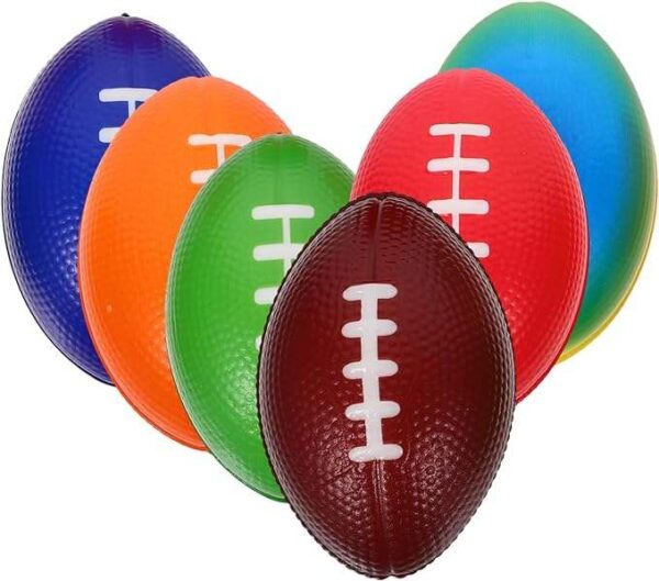 1 Piece Mini Rugby Footballs Rugby Footballs Toy Balls Hand Exercise Ball (Random Color)
