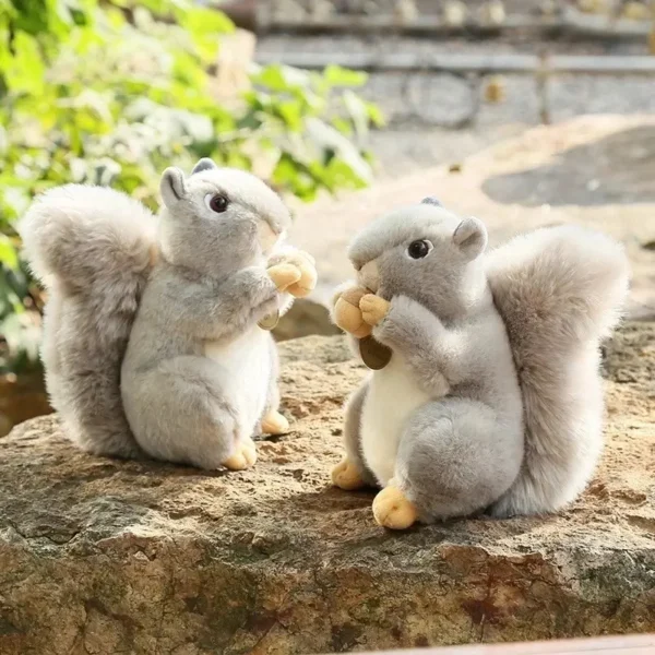 Squirrel Plush Toy With A Big Bushy Tail | Soft Stuffed Animal Plush Toy for Kids Boys & Girls - 25 CM