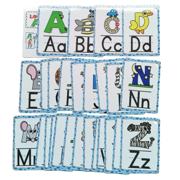 My Mini Alphabet Flipbook | ABC English Alphabet Letters Child Flash Cards Baby Learning Toys Kids Gift Pre-Kindergarten