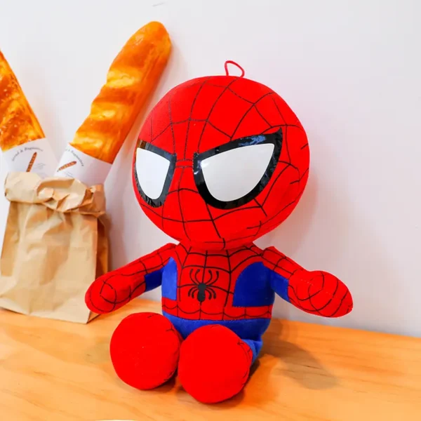 The Avengers Series Soft Spiderman and His Amazing Friends Stuffed Dolls for Superhero Fans -25 Cm (Random doll)
