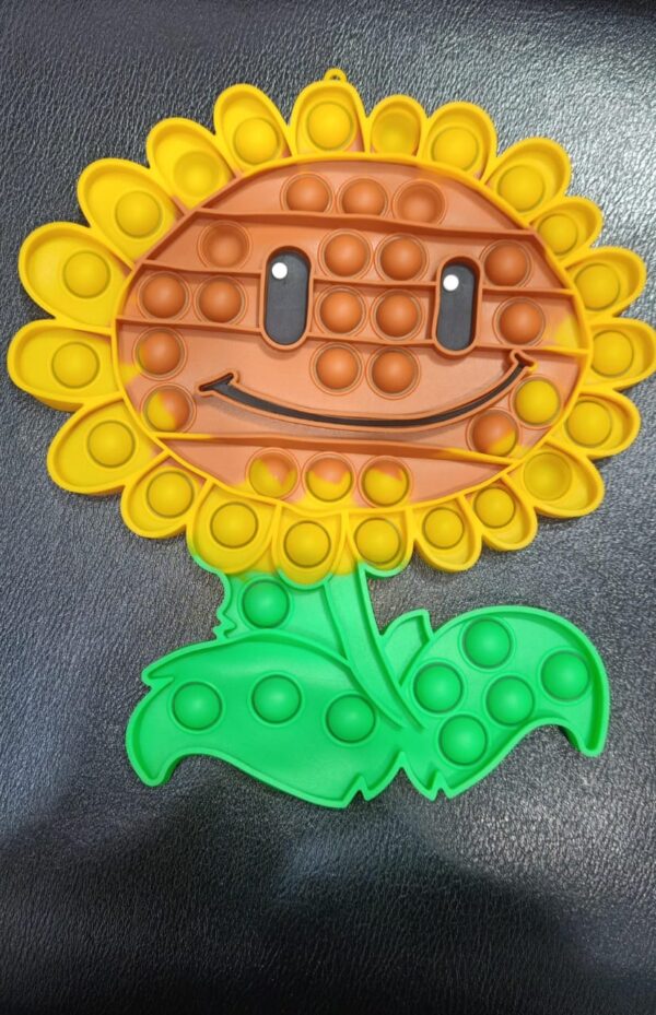 Plant vs Zombie – Sunflower Simple Dimple Fidget Toy Pop It | Stress Relief Squeeze Toys For Kid