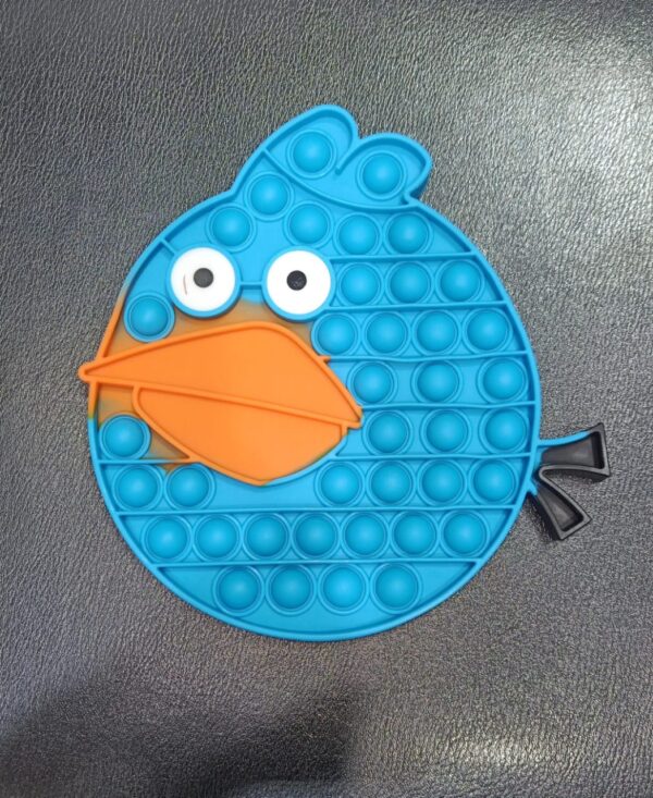 Angry Bird The Blue Simple Dimple Fidget Toy Pop It | Stress Relief Squeeze Toys For Kid