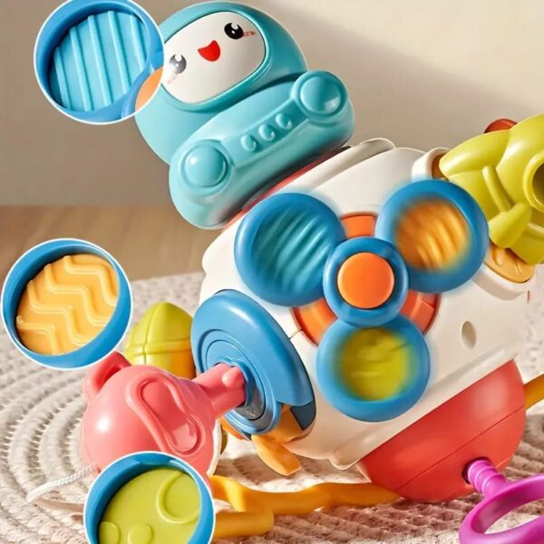8 in 1 Multi functional Busy Activity Toy | Infant Montessori Activities Busy Board Cubes,Baby Educational Learning Toys for 6-18 Months Boys & Girls, Airplane Car Travel Toys for Kids Gifts