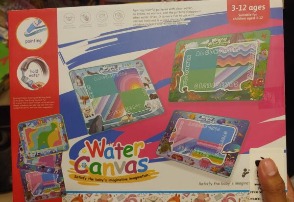 Magic Water Doodle Waterproof Canvas Mat | Washable Drawing Mat | Reusable canvas Perfect for kids