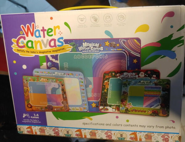 Magic Water Doodle Waterproof Canvas Mat | Washable Drawing Mat | Reusable canvas Perfect for kids
