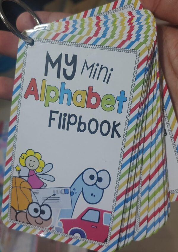 My Mini Alphabet Flipbook | ABC English Alphabet Letters Child Flash Cards Baby Learning Toys Kids Gift Pre-Kindergarten