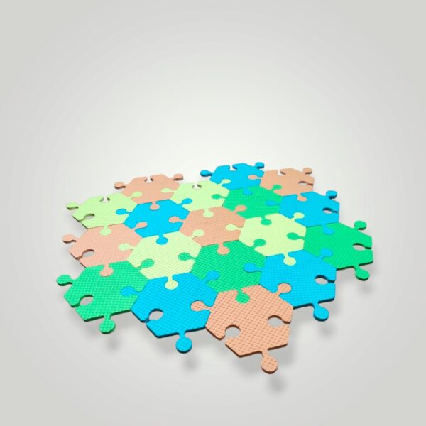 Multi colour Puzzle Tiles 1ft - EVA foam puzzle mat suitable for children (random color)