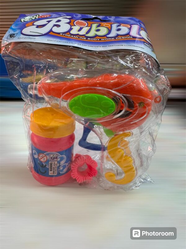 Bubble Gun with bubble liquid for kids