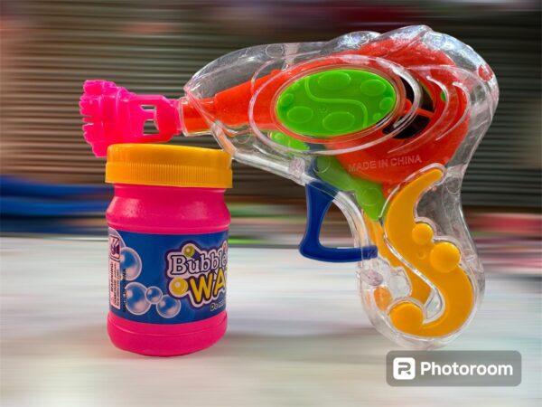 Bubble Gun with bubble liquid for kids
