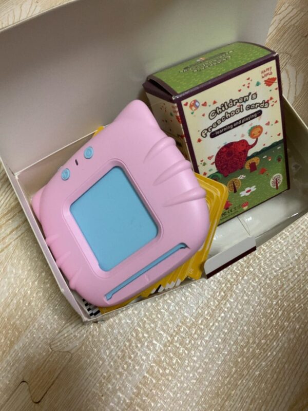 Audible Flash cards Baby Reading Machine for kids early learning English | Montessori Toddlers Gifts (random color )