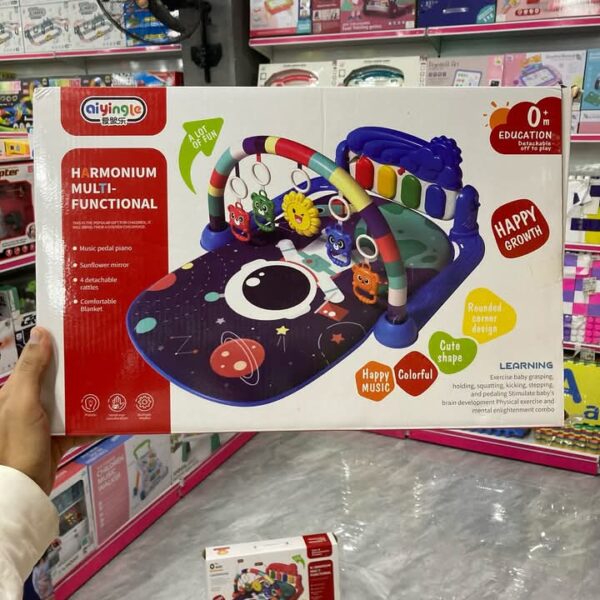Kids Musical Piano Gym Mat With Music & Lights - (Imported) (random color)