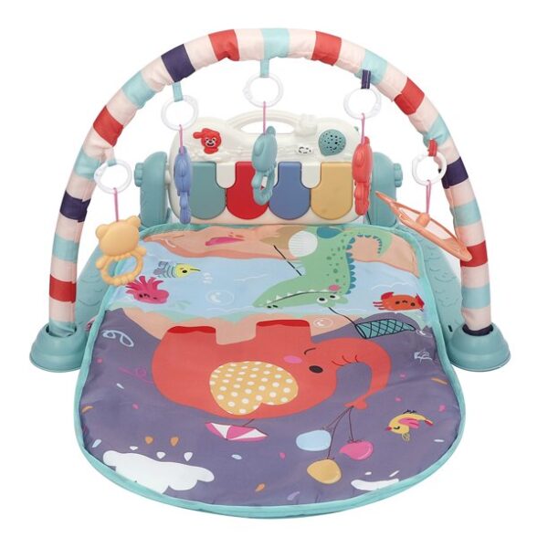 Kids Musical Piano Gym Mat With Music & Lights - (Imported) (random color)