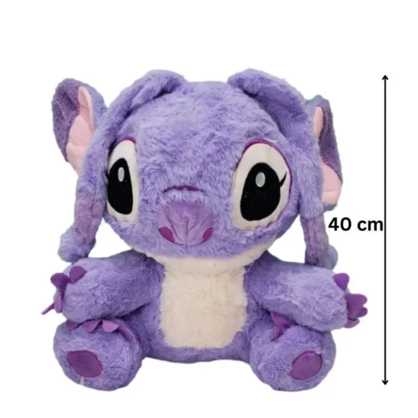 Purple Disney Angel Lilo & Stitch Alien Girl Sitting Plush Lovely Stuff Toy - 40cm