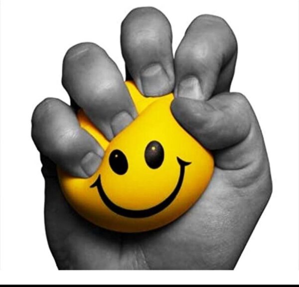 SN-455 Smart Care Hand Exercise Ball Phisioball Smile Balls Stress Relief Balls Kids Toys