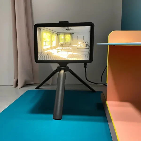 Glowing Art Photo Frame Desktop Decorative Lights, Painting Night Lights, Bedroom Lights | Artwork Table Lamp Gift