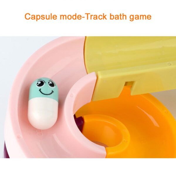 Bath Time Ball Track Water Play 24 pieces | Kids Bath Toys Wall Suction Cup Marble Race Run Track Bathroom Bathtub Baby Play Water Games Toy Kit for Boys Girls