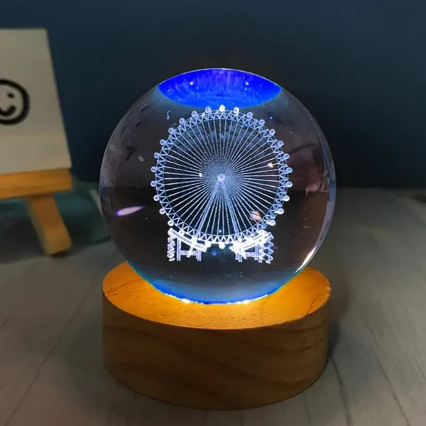 RGB Glowing Crystal Ball Night Light | Warm & Romantic atmosphere for your home and room