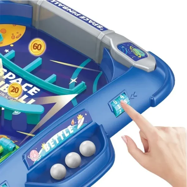 Space Marbles Pinball Table Top Board Game