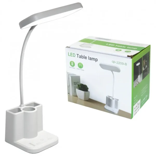 LED Learning Dormitory Bedroom Bedside Reading Night Light Table Lamp (qp-2209-B)