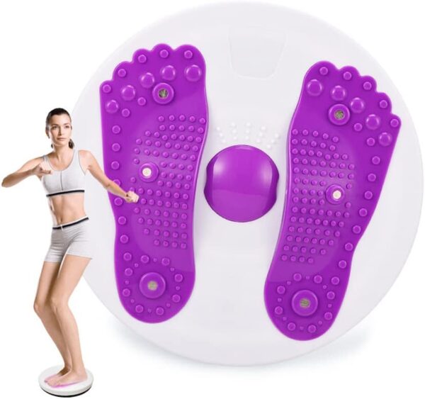Twisted Waist Plate For Adult - Non-Slip Fitness Sports Waist Twist Board - Balance Fitness Training Thin Waist And Legs for Fitness Losing Weight - Indoor Outdoor Sports Equipment (Random Color)