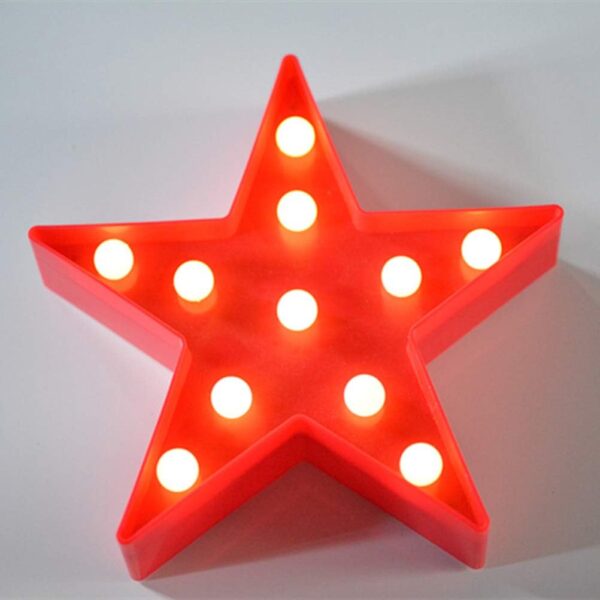 Star Night Light for Kids – Soft Soothing Glow for Peaceful Sleep – Star-Shaped LED Nursery Lamp for Baby and Child’s Bedroom Decor - Random Color