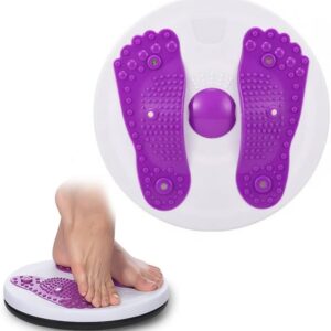 Twisted Waist Plate For Adult - Non-Slip Fitness Sports Waist Twist Board - Balance Fitness Training Thin Waist And Legs for Fitness Losing Weight - Indoor Outdoor Sports Equipment (Random Color)
