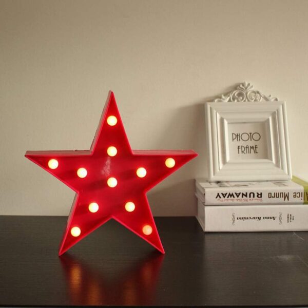 Star Night Light for Kids – Soft Soothing Glow for Peaceful Sleep – Star-Shaped LED Nursery Lamp for Baby and Child’s Bedroom Decor - Random Color