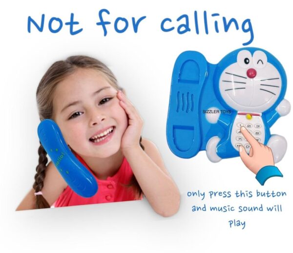 Doremon Telephone for Kids Learning Talk on Phone For Kids Boys Girls (random color)