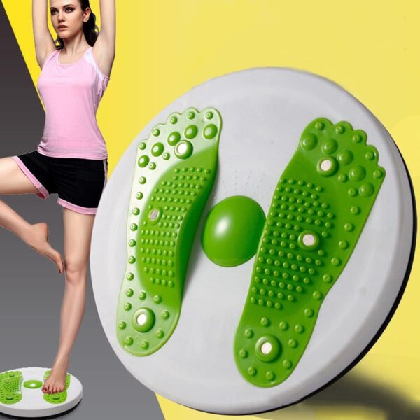 Twisted Waist Plate For Adult - Non-Slip Fitness Sports Waist Twist Board - Balance Fitness Training Thin Waist And Legs for Fitness Losing Weight - Indoor Outdoor Sports Equipment (Random Color)