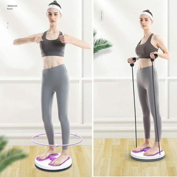 Twisted Waist Plate For Adult - Non-Slip Fitness Sports Waist Twist Board - Balance Fitness Training Thin Waist And Legs for Fitness Losing Weight - Indoor Outdoor Sports Equipment (Random Color)