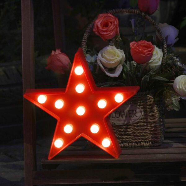 Star Night Light for Kids – Soft Soothing Glow for Peaceful Sleep – Star-Shaped LED Nursery Lamp for Baby and Child’s Bedroom Decor - Random Color