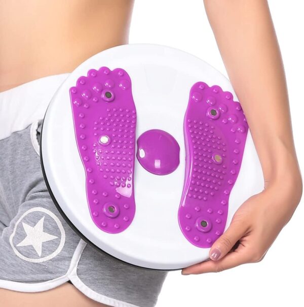 Twisted Waist Plate For Adult - Non-Slip Fitness Sports Waist Twist Board - Balance Fitness Training Thin Waist And Legs for Fitness Losing Weight - Indoor Outdoor Sports Equipment (Random Color)