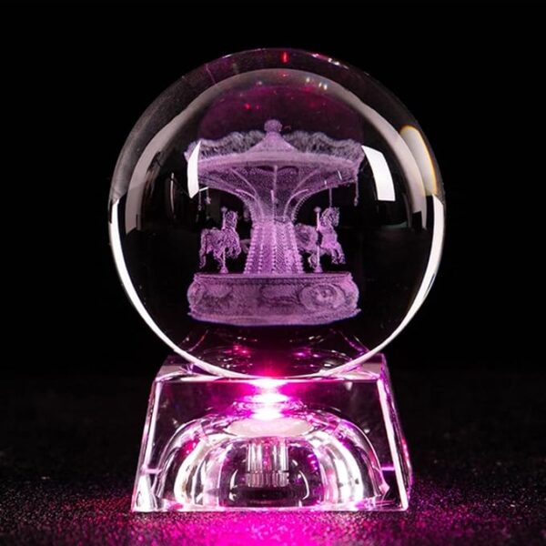 RGB Glowing Crystal Ball Night Light | Warm & Romantic atmosphere for your home and room