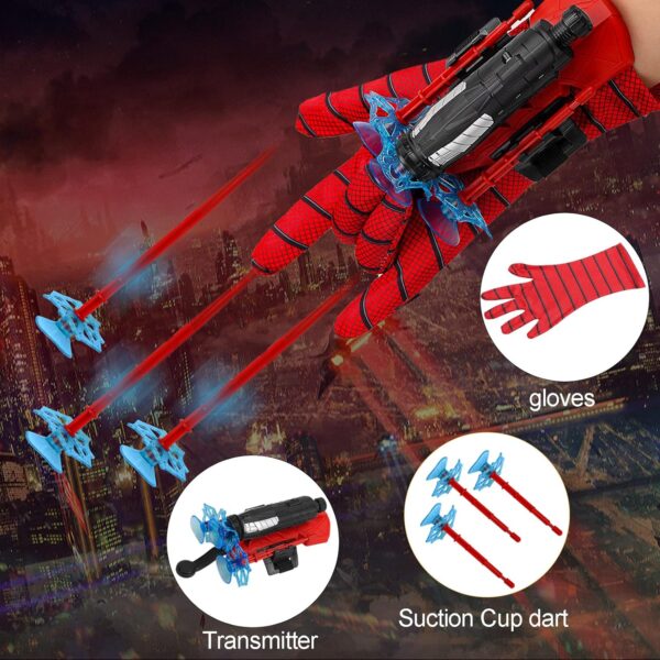 Spider-Man wrist Shooter ,transmitter  Set for Kids - Multicolour