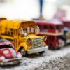 Image of Birthday Gift for Boy in Pakistan showing cras buses and truck toys from www.stepsnsmiles.com