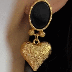 Imported Exquisite Heart Charm Statement Earrings | Earrings For Girls | New Design Earrings | Earrings For Women