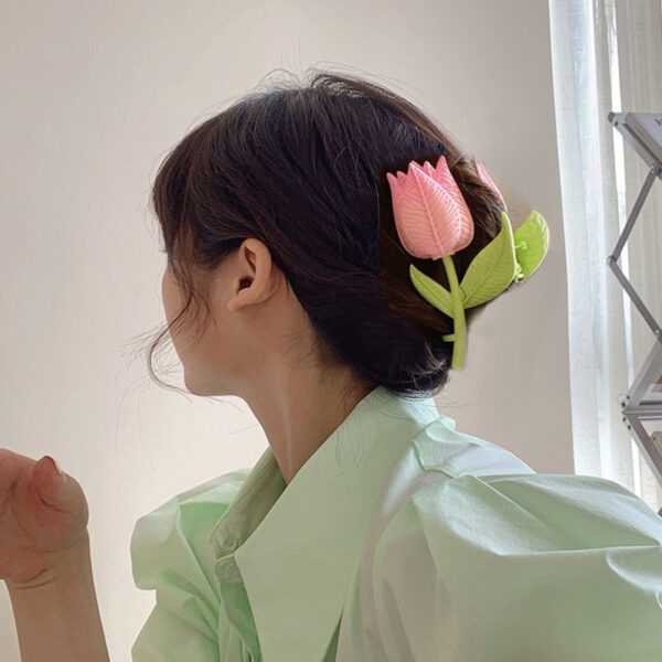 Pack Off 01 Flower Girl Hair Clip | Hair Clip For Women | Best Quality Hair Clip | Catcher For Women & Girls ( Standard Large Size)