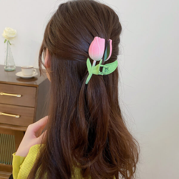 Pack Off 01 Flower Girl Hair Clip | Hair Clip For Women | Best Quality Hair Clip | Catcher For Women & Girls ( Standard Large Size)