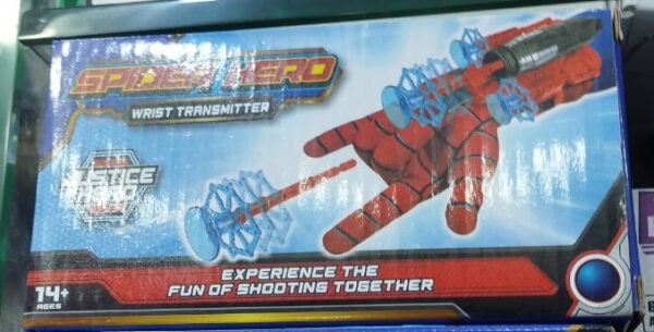 Spider-Man wrist Shooter ,transmitter  Set for Kids - Multicolour