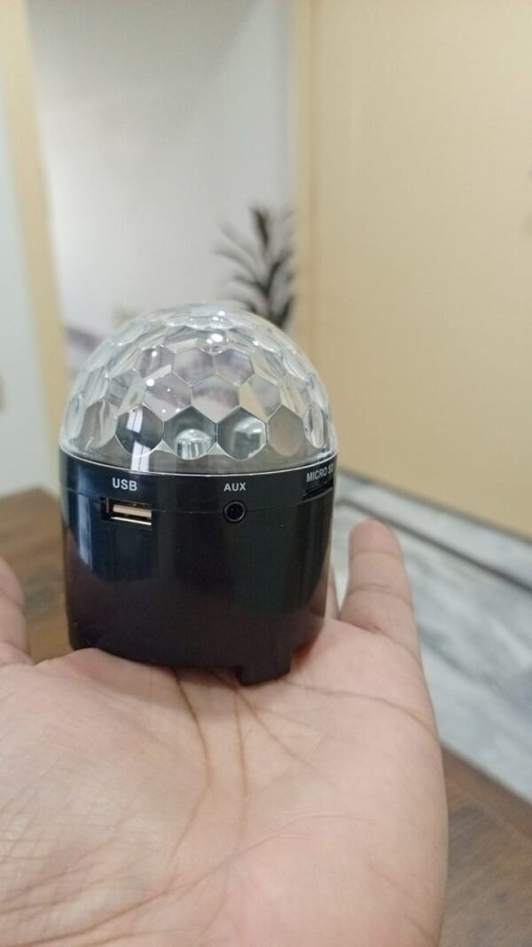 Digital RGB LED Music Crystal Magic Ball Effect Light MP3 USB Disco DJ Stage Lighting