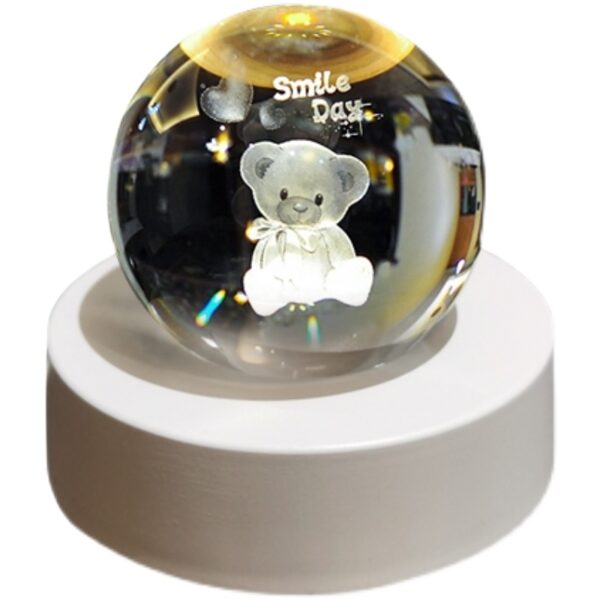 RGB Glowing Crystal Ball Night Light | Warm & Romantic atmosphere for your home and room